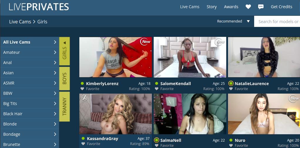 LivePrivates Site de came