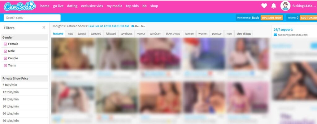 CamSoda Avec Cam Girls